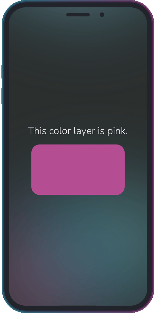 The app showing the update behaviour pop up.