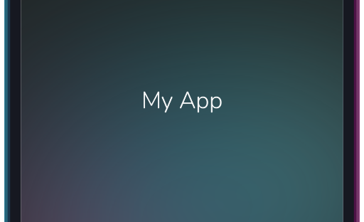 The app showing the translation of the homeHeader translation key.