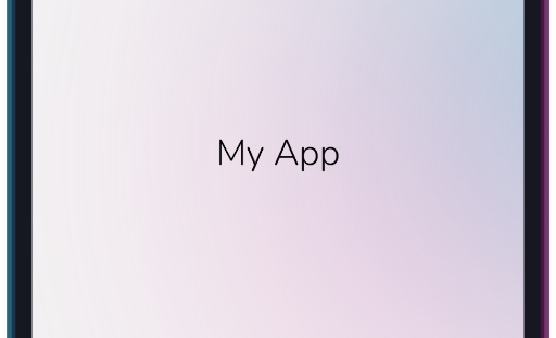 The app showing the translation of the homeHeader translation key.