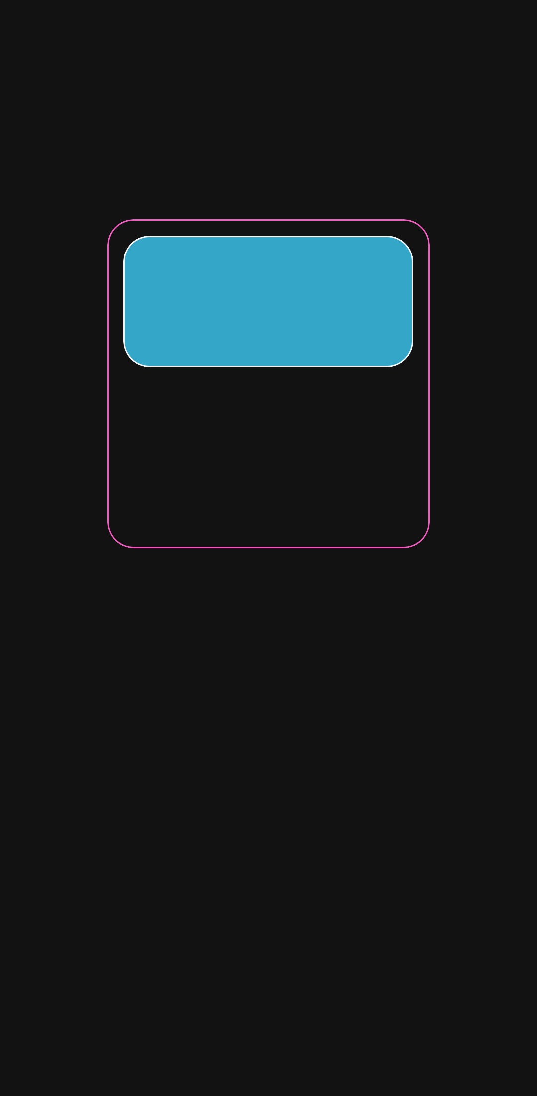 Screenshot of the app showing the results of the sample code from Example 1.