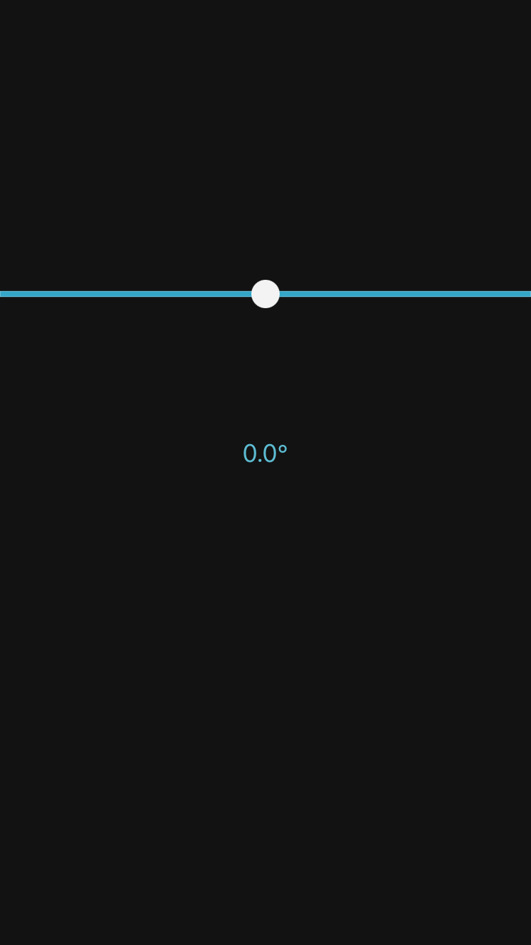 Screenshot of the app showing the results of the sample code from Example 1.