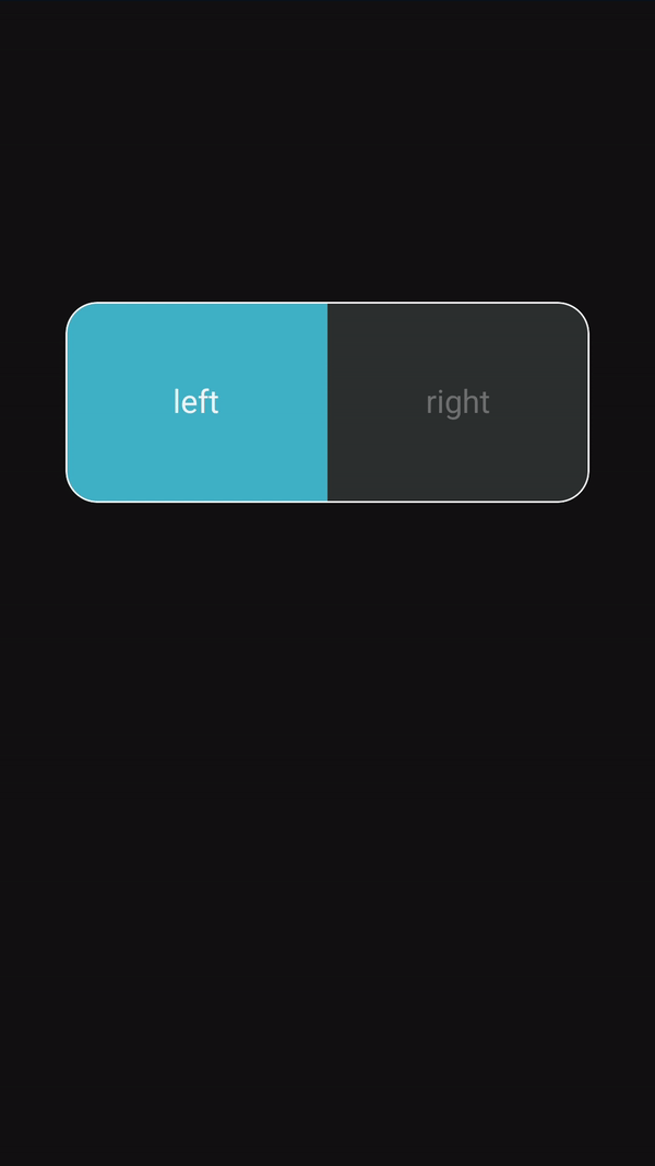 Screencapture of the app showing the results of the sample code from Example 1.