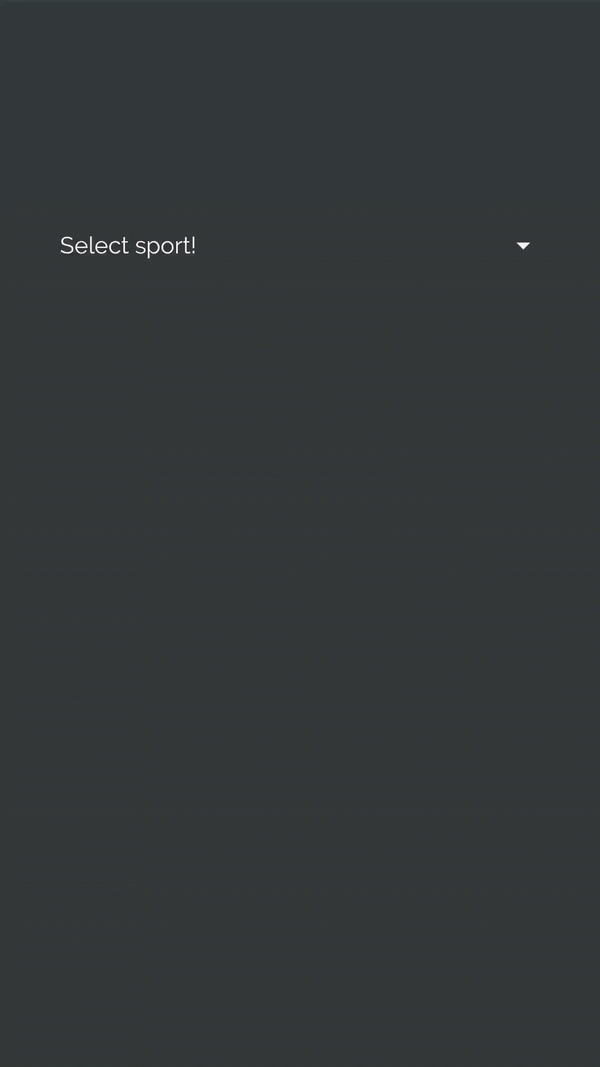 Screencapture of the app showing the results of the sample code from Example 2.