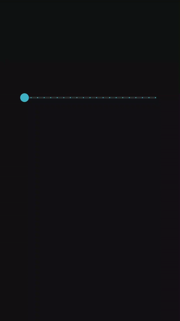 Screencapture of the app showing the results of the sample code from Example 1.